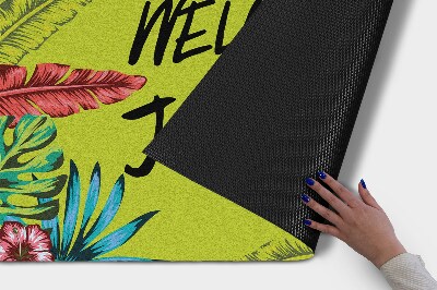 Tapis entrée Welcome to the jungle