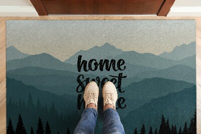 Tapis d'entrée Home sweet home Montagnes