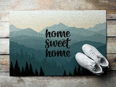 Tapis d'entrée Home sweet home Montagnes