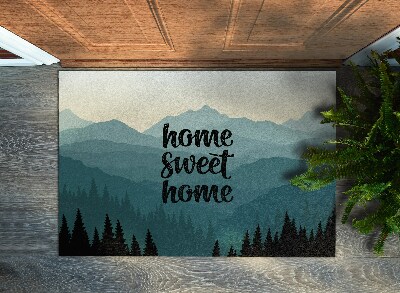 Tapis d'entrée Home sweet home Montagnes