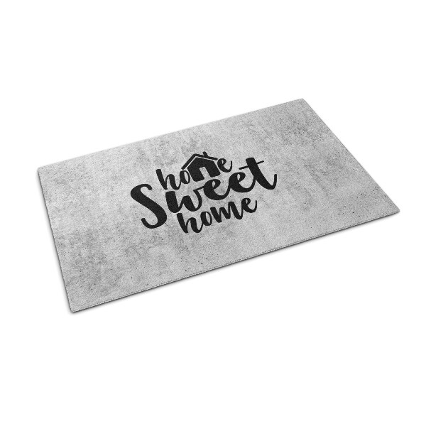 Tapis d'entrée Home sweet home Fond concret