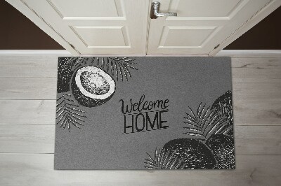 Tapis d'entrée Welcome Home Noix de coco