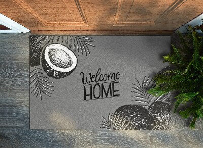 Tapis d'entrée Welcome Home Noix de coco