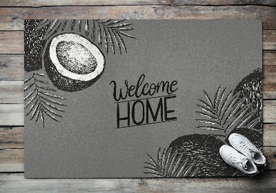 Tapis d'entrée Welcome Home Noix de coco