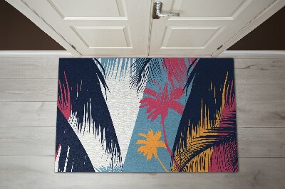 Tapis d'entrée palmiers