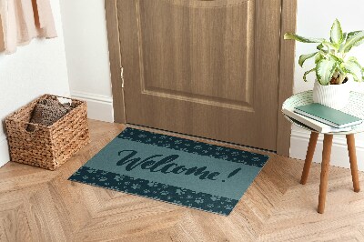 Tapis entrée Welcome Home pattes de chien