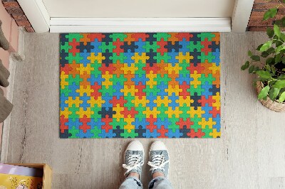 Tapis entrée Puzzle