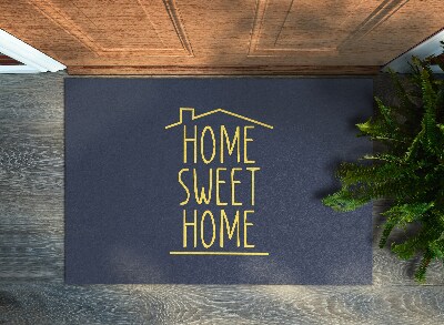 Paillasson Home sweet home Inscription de la maison