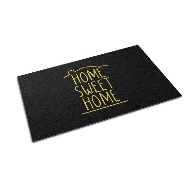 Tapis entrée Home sweet home Inscription simple