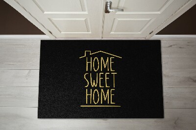 Tapis entrée Home sweet home Inscription simple