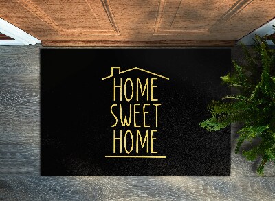 Tapis entrée Home sweet home Inscription simple