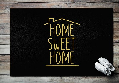 Tapis entrée Home sweet home Inscription simple