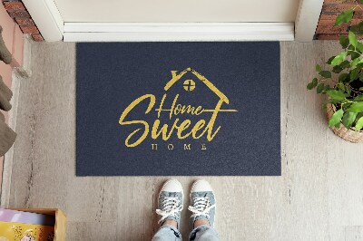 Tapis entrée Home sweet home Belle inscription