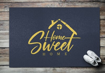 Tapis entrée Home sweet home Belle inscription