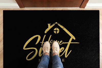 Tapis entrée Home sweet home Grande inscription