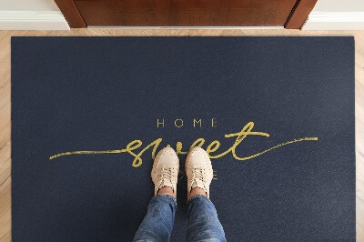 Tapis entrée Home sweet home Inscription minimaliste