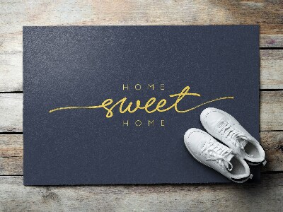 Tapis entrée Home sweet home Inscription minimaliste