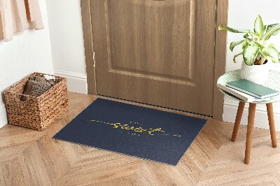 Tapis entrée Home sweet home Inscription minimaliste