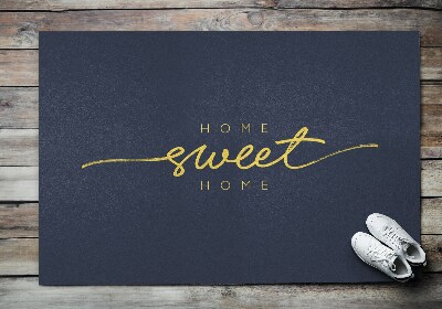 Tapis entrée Home sweet home Inscription minimaliste