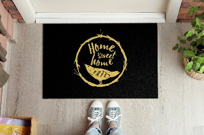 Tapis entrée Home sweet home Oiseau