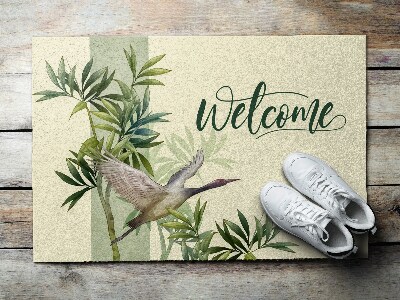 Tapis d'entrée Welcome Oiseau