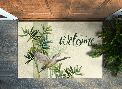 Tapis d'entrée Welcome Oiseau