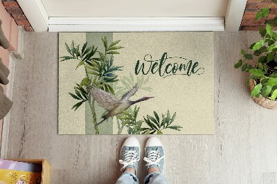 Tapis d'entrée Welcome Oiseau