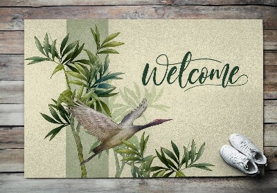 Tapis d'entrée Welcome Oiseau