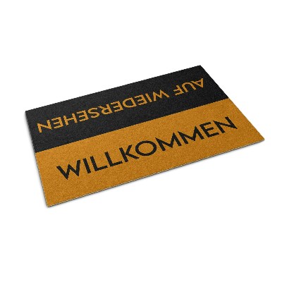 Tapis d'entrée Willkommen Auf wiedersehen