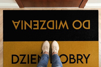 Tapis d'entrée Dzień dobry Do widzenia