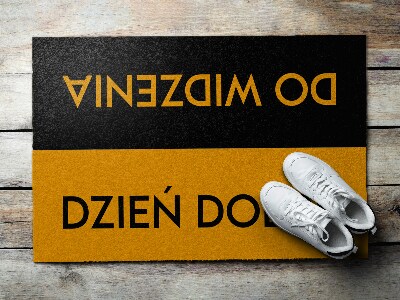 Tapis d'entrée Dzień dobry Do widzenia