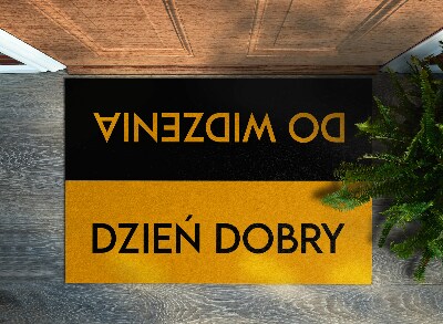 Tapis d'entrée Dzień dobry Do widzenia