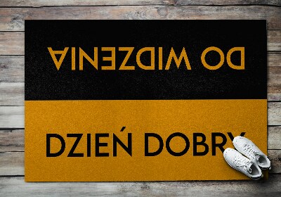 Tapis d'entrée Dzień dobry Do widzenia