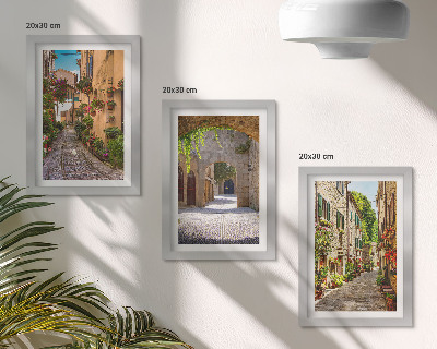 Mur de cadres Rues italiennes fleuries et architecture paysagère