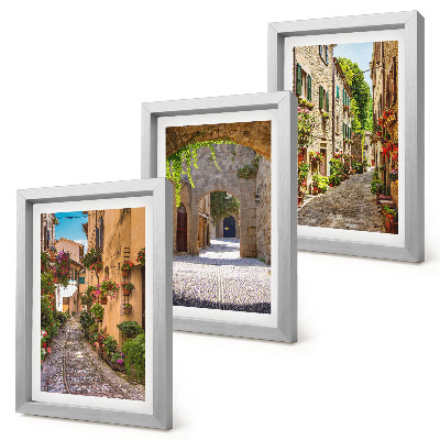 Mur de cadres Rues italiennes fleuries et architecture paysagère