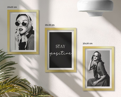 Mur de cadres Portraits stylés de femmes portant des lunettes de soleil