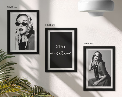 Mur de cadres Portraits stylés de femmes portant des lunettes de soleil