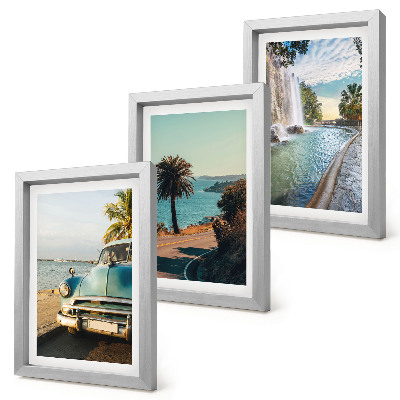 Mur de cadres Paysages de vacances avec palmiers et cascade