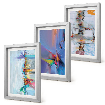 Mur de cadres Style de peinture de compositions abstraites