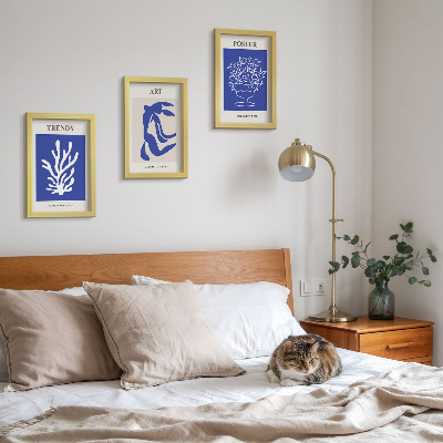 Ensemble de 3 tableaux Affiches d'art abstrait d'Henri Matisse