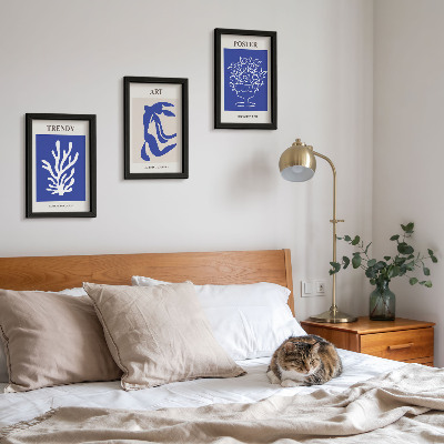 Ensemble de 3 tableaux Affiches d'art abstrait d'Henri Matisse