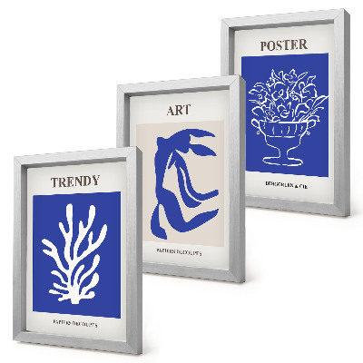 Ensemble de 3 tableaux Affiches d'art abstrait d'Henri Matisse