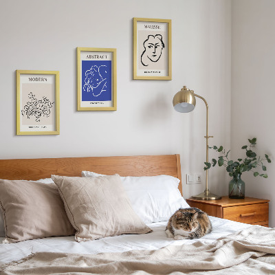 Mur de cadres Affiches dans le style moderne et abstrait d'Henri Matisse
