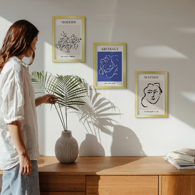 Mur de cadres Affiches dans le style moderne et abstrait d'Henri Matisse