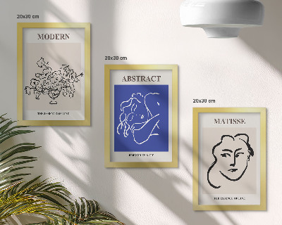 Mur de cadres Affiches dans le style moderne et abstrait d'Henri Matisse