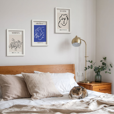 Mur de cadres Affiches dans le style moderne et abstrait d'Henri Matisse