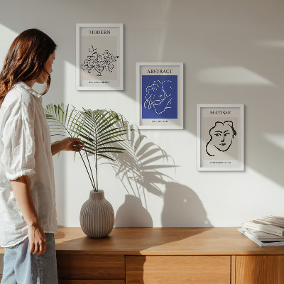 Mur de cadres Affiches dans le style moderne et abstrait d'Henri Matisse