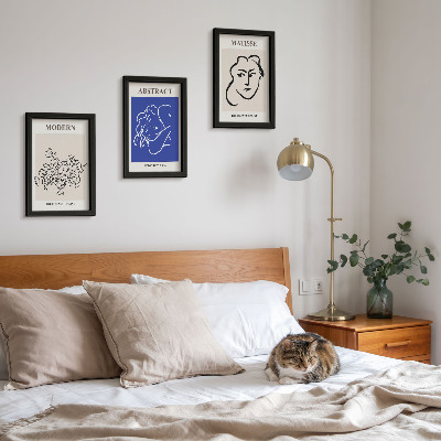 Mur de cadres Affiches dans le style moderne et abstrait d'Henri Matisse