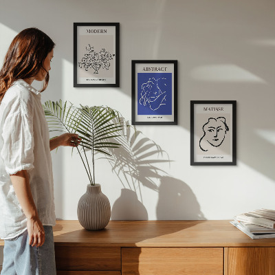 Mur de cadres Affiches dans le style moderne et abstrait d'Henri Matisse