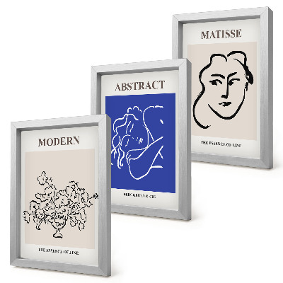 Mur de cadres Affiches dans le style moderne et abstrait d'Henri Matisse